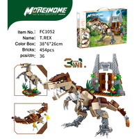 Jouet éducatif pour enfants, blocs de construction animaux 3 en 1 personnalisés, plastique coloré, perroquet, chat, papillon, dinosaure, cheval, jouet transformable