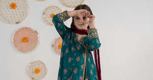 Salwar Kameez Tradicional Pakistaní para Niñas, Ropa de Fiesta, Bordado, Material Acrílico, Formal, para Bodas y Eventos, Alta Calidad - Product Image 6