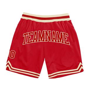 Industrie Direct Engro Ropa deportiva Cómodo Personalizado Rojo Auténtico Retroceso Pantalones cortos de baloncesto - Product Image 1
