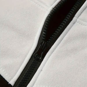 Haute qualité Tech polaire jambe droite pantalons de survêtement fermeture éclair complète survêtements pour hommes pantalons de survêtement et sweat à capuche ensemble survêtements respirant - Product Image 4