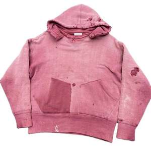 Sudadera con Capucha Vintage de Estilo Desgastado con Lavado Ácido, Tejido Grueso de Felpa Francesa, Antibolitas y Transpirable para Mujer - Product Image 5