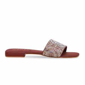 Zapatilla Maroon Fancy Animal Print FN7834 - Product Image 4