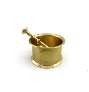 Marvelous Design Household Kitchen Catering Use Manual Garlic Masher Food Spice <b>Grinder</b> Metal Mortar and Pestle - Product Image 1