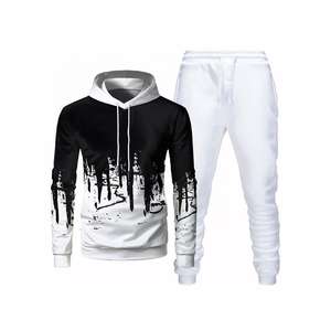 Chándales de invierno transpirables de diseño personalizado clásico para hombre, venta al por mayor, pantalones superiores de lana, ropa de entrenamiento deportivo, patrón sólido 100% - Product Image 6