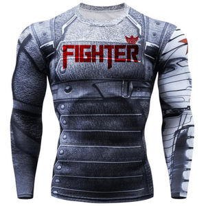 Protector de erupción BJJ elástico de manga corta: cómodo, duradero, de secado rápido y transpirable para grappling - Product Image 1