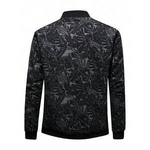 New Streetwear Fashion Stylish Floral Print Baseball <b>Jackets</b> for <b>Men</b> High Quality Outdoor Winter Casual Printed Y2K <b>Jackets</b> - Product Image 2