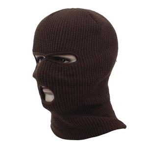 Venta al por mayor personalizado a prueba de viento pasamontañas máscaras de esquí ligero Unisex 3 agujeros de punto de color personalizado máscaras cómodas para hombres - Product Image 1