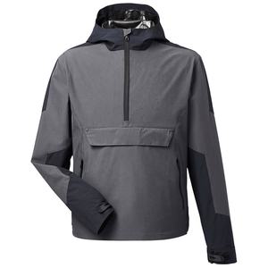 Veste Softshell légère et imperméable pour homme avec capuche zippée coupe-vent pour randonnée camping hiver printemps automne manteaux avec logo à l'avant - Product Image 1