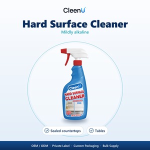 Detergente Spray per Superfici Dure 500ml Senza Aloni, Pulitore Multiuso per Piani di Lavoro, Tavoli, Armadietti, Maniglie - OEM Ingrosso - Product Image 1