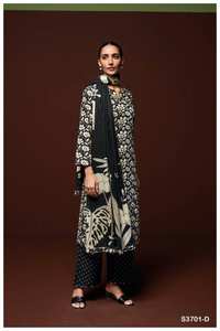 Algodón Premium Impreso Salwar Kameez con colección de trabajo hecho a mano ideal para colección de fiesta Disponible a precio mayorista - Product Image 2