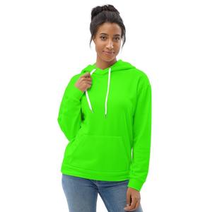 Sudadera con capucha de alta calidad al por mayor, sudadera lisa de color sólido con bolsillo canguro - Product Image 6