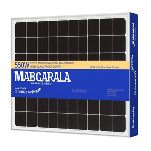 Panel Solar Monocristalino Negro Tipo N de 550W con Cubierta Frontal de Vidrio - Product Image 2