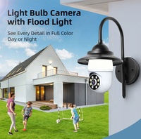 Ampoule caméra IP Full HD intelligente UEMON pour la domotique, avec projecteur, compatible Tuya Wifi