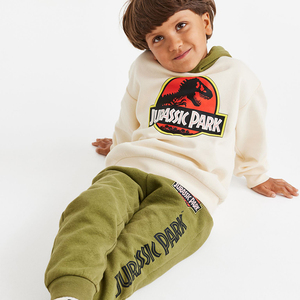 Pantalon de jogging en velours pour enfants, vêtement d'hiver chaud de couleur unie pour garçons et filles - Product Image 3