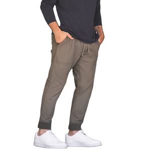 Pantalones jogger para hombre, corte ajustado, elásticos, mezcla de algodón suave, estilo casual moderno, cintura elástica, ligeros y transpirables 2026 - Product Image 2