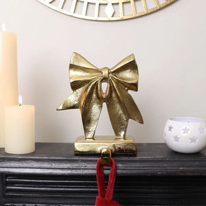 ตะขอแขวนทำจากโลหะสำหรับตกแต่งวันคริสต์มาสที่วางของตกแต่งเตาผิงสำหรับตกแต่งวันหยุดหิ้งเตาผิงดีไซน์แข็งแรง - Product Image 1