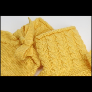 Calcetines de bebé de Cachemira mongol Natural 100%, diseño de cierre de corbata para 6-18 meses, calcetines suaves transpirables que absorben la humedad para niños - Product Image 2