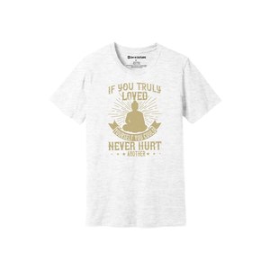 เสื้อยืดผ้าฝ้าย100% พิมพ์ลายพระพุทธรูปแบบลำลองมี12สีให้เลือก160-180 - Product Image 2