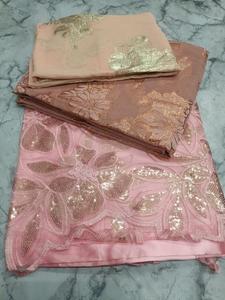 Vente chaude Faransawi Robe De Mariée De Haute Qualité 100% Soie Multicolore Imprimé Cristal Pierres Dirac Somali Tissu Tissé - Product Image 5