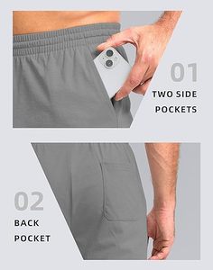 กางเกงขาสั้นสำหรับผู้ชายกางเกงขาสั้นสำหรับออกกำลังกายวิ่งออกกำลังกายในยิมกางเกงขาสั้นสำหรับฤดูร้อน - Product Image 5