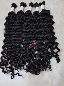 Cabello virgen ondulado natural a granel, venta al por mayor, cabello humano crudo sin procesar, cutícula completa alineada, fábrica de cabello de Vietnam - Product Image 4