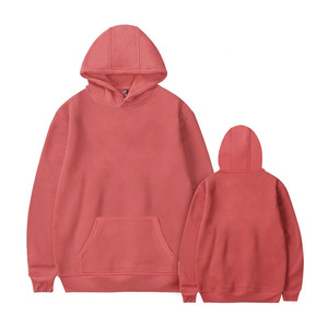 เสื้อฮู้ดไหมพรมสีพื้นแบบกันลม ป้องกันรอยยับ เป็นมิตรกับสิ่งแวดล้อม ออกแบบโลโก้พิมพ์ตามสั่ง OEM ไซส์ยุโรป ทรงหลวม - Product Image 4