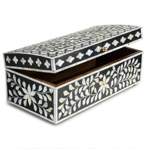 Handmade Bone Inlay Jewelry <b>Box</b> Rectangular Design Fantastic Earrings Necklaces Bangles Accessories Elegant <b>Storage</b> Organizer - Product Image 6