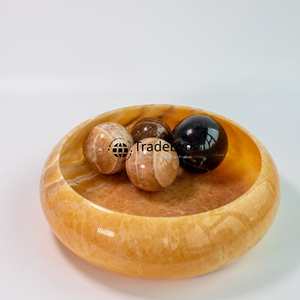 Tradebyd Bol en résine d'élégance rustique pour la décoration de table de cuisine de maison inspirée de la ferme - Product Image 1