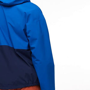 Veste de pluie pour hommes surdimensionnée personnalisée High Street Style multifonctionnel hiver polyester à capuche col montant lettre motif vente - Product Image 6