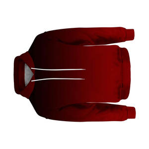 OEM 100% Cotton Fleece <b>Hoodie</b> for Men Hood Front 2 Two Pocket Quarter Zip Kangaroo Pocket Raglan Sleeve <b>Grey</b> Color Breathable - Product Image 6