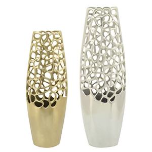 Modern Superior Quality Aluminium Metal <b>Table</b> <b>Vase</b> Stylish Flower <b>Vase</b> for Home Dinner <b>Table</b> Top Decoration Fine Modern Design - Product Image 6