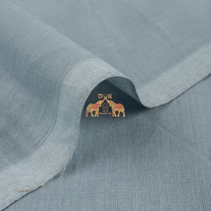 Tissu en coton gris original en gros, poids moyen, teint uni, respirant pour vêtements - Product Image 3