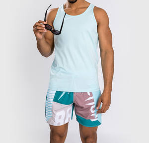 Prix de gros personnalisé hommes sans manches lavage à l'acide Vintage débardeur 100% coton Fitness Sportswear Sport de plein air maillots gilet - Product Image 2