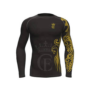 OEM Servicio Hombres Ropa deportiva Rash Guard Mangas largas Hombres de alta calidad Rash Guard para venta en línea - Product Image 1