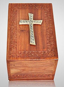 Handmade American-Style Modern Wooden Cremation <b>Urns</b> Male and Female Decorative Funeral Burial <b>Urns</b> - Product Image 4