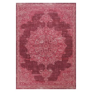 <b>RUGS</b> DEPOT LXDP-0180 Wholesale Red Burgundy Modern Vintage Digital Printed Machine Washable Chenille Area <b>Rug</b> <b>Non</b> <b>Slip</b> - Product Image 1