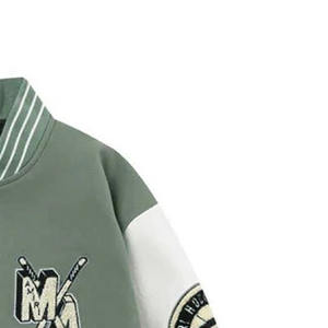 Chaquetas Varsity de Piel de Oveja de Alta Calidad Anti-UV para Hombre y Mujer, Nuevo Estilo con Cuello Alto, Todas las Tallas y Colores, Lana de Baja Densidad - Product Image 3