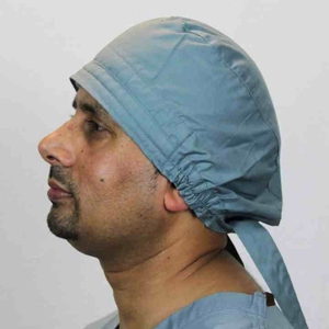 Pinnacle Grade Denim Hospital Scrub Caps Coton réglable et respirant pour le personnel de santé pour les médecins et les infirmières - Product Image 4