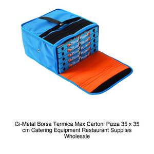 Bolsa Térmica Gi-Metal Max para Cartones de Pizza 35 x 35 cm, Equipo de Catering, Suministros para Restaurantes, Venta al por Mayor - Product Image 2