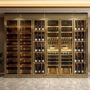 Espositore per Vini in <span class=keywords><strong>Acciaio</strong></span> HAIYUE, Mobile <span class=keywords><strong>Portabottiglie</strong></span>, Scaffali per Cantina - Product Image 4