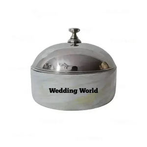 Calentador de alimentos de Metal, cazuela de acero inoxidable con acabado dorado, cazuela de Metal elegante decorativa de alta calidad, última llegada - Product Image 6