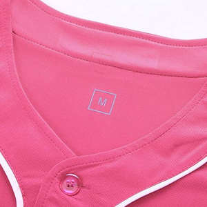 Maillot de baseball à manches courtes respirant 100% polyester personnalisable impression par sublimation vente en gros service OEM - Product Image 3