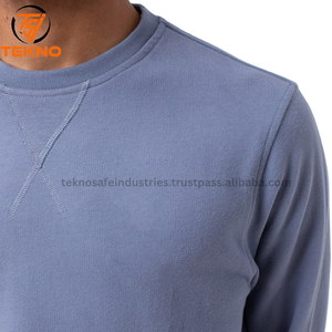 เสื้อสเวตเตอร์แบบสวมศีรษะของผู้ชายเสื้อสเวตเตอร์คอตตอน100% กันหดมีเอกลักษณ์เฉพาะตัว - Product Image 5