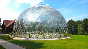 LF Steel Structure Glass Roof Prefab <strong>Fiberglass</strong> <strong>Mosque</strong> <strong>Dome</strong> - Product Image 2