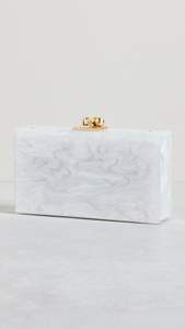 Bolso de noche de resina jaspeada Monedero de moda de gama alta - Product Image 2