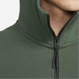 Chándal Atlético OEM para hombre, conjuntos de 2 piezas de manga larga, chándal deportivo activo personalizable con cremallera completa, conjuntos deportivos activos - Product Image 6