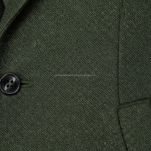 Série de manteaux en laine pour hommes sur mesure, designs à carreaux et unis de qualité supérieure, fabrication OEM, étiquette privée, directement de l'usine - Product Image 4