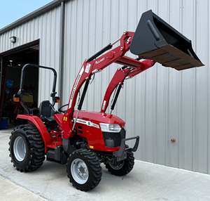 Tracteur à roues 4x4 Massey Ferguson 1840E 40 CV NEUF 2024 avec moteur, chargeur à attache rapide et godet pour usage agricole - Product Image 5