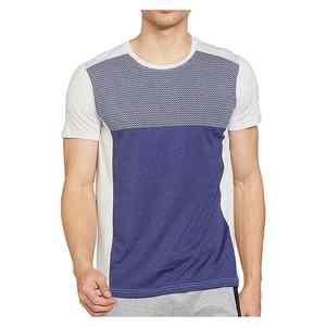 T-shirt de sport respirant à séchage rapide, coupe ajustée, haute élasticité, 100% polyester, vêtements de sport pour hommes, course à pied, extérieur, salle de sport - Product Image 6