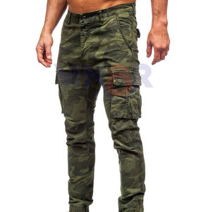 2025 personnalisé hommes vêtements de rue en plein air Baggy Cargo pantalon de haute qualité couleurs unies tricoté Cargo pantalon Style décontracté service oem - Product Image 4